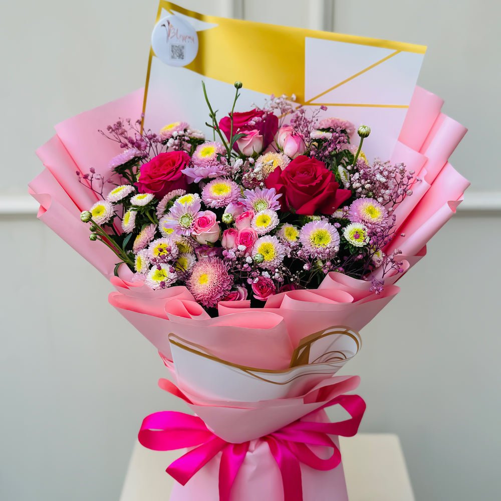 Squashed Swirl-Floral (another view) — gift delivery in Lahore