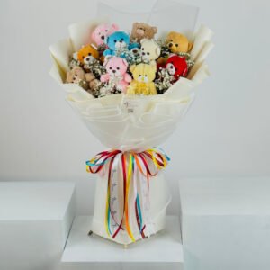 Stuffy Bear Enthusiaisst Bouquet — gift delivery in Lahore