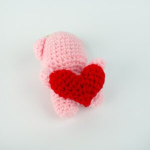 Love Bear Crochet Keychain — gift delivery in Lahore