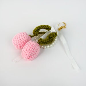 Tulips Crochet Keychain — gift delivery in Lahore