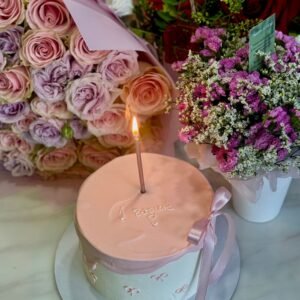 Birthday Cake & Flowers Combo — Tohfaat gift delivery in Lahore and Burewala