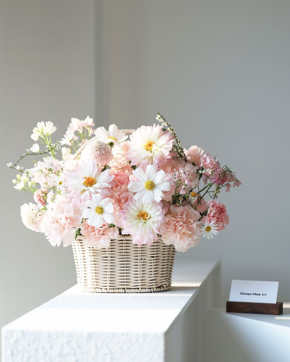 Pink Blossom Flower Basket — Tohfaat gift delivery in Lahore and Burewala