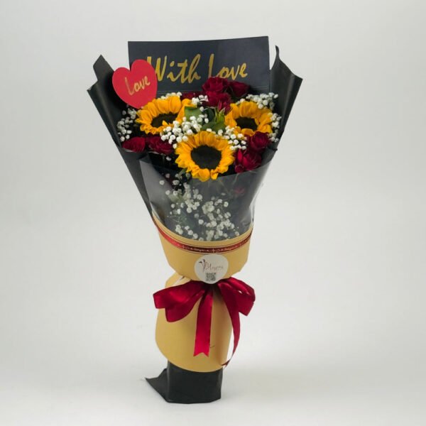 Dreamy Sunflowers bouquet for a birthday in Lahore
